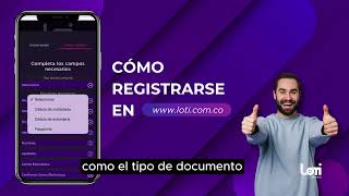 Cómo registrarse en Loti 🧐 [upl. by Bakerman587]