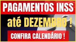 🔴 PAGAMENTOS INSS até DEZEMBRO de 2024   CONFIRA CALENDÁRIO [upl. by Teemus]