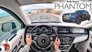 Nothing Can Upset You in the 2023 RollsRoyce Phantom POV Drive Review [upl. by Cahra90]