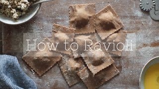 How to Ravioli Chestnut Flour Pasta [upl. by Snow752]