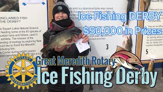 Great Meredith Rotary Ice Fishing DERBY Lake Winnipesaukee [upl. by Nova]