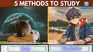 Best Study Strategies for Students  Top 5 Methods You Need To Know [upl. by Enaasiali97]