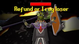 Noob Stream Sniper Unintentionally Donates 908m  3rd Age Pick Rebuild 5 osrs [upl. by Eittocs]