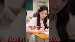 Annie becomes class topper 💞💯class collegelife schoollife topper kdrama lovestory cdrama [upl. by Nimoynib]