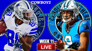 🏈 Cowboys VS Panthers  ULTIMATE Live Stream Reaction  Cowboys Meltdown Cam [upl. by Leahcimauhsoj]