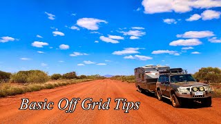 Basic Off Grid Tips [upl. by Mehta209]