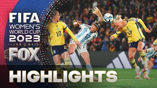 Argentina vs Sweden Highlights  2023 FIFA Women’s World Cup [upl. by Faux]