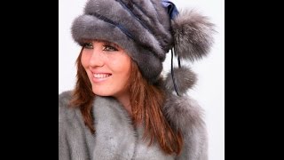 Женские меховые шапки  зима  2019  Womens fur hats [upl. by Neyuh399]