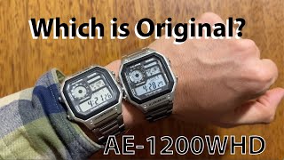 Casio AE1200WHD The Ultimate Real vs Fake Comparison [upl. by Chura758]