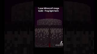 My 1 year mega build  Frog Light Farm 🐸 twitch minecraft [upl. by Nael]