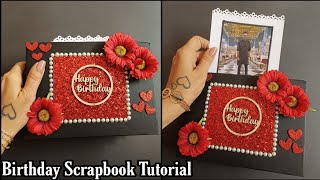 Birthday Scrapbook Tutorial Birthday Scrapbook Scrapbook For BFF [upl. by Cleodel]