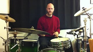 Take five drum lesson  Groove How to step by step [upl. by Htrag]