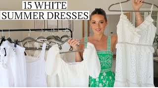 15 OF THE BEST WHITE SUMMER DRESSES [upl. by Ahsenat]