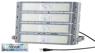 VEVOR LED Stadium Light 400W 35000LM LED Flood Light 6500K Daylight White Review [upl. by Dionne]