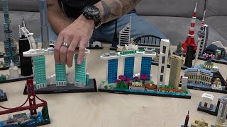 LEGO Architecture 21057 Singapur die 13 und teilemäßig größte Skyline im Review [upl. by Essa]