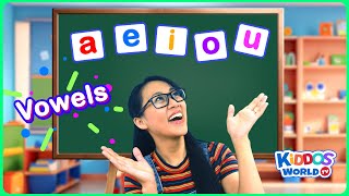 Learning the Vowels Sounds for your Kiddos  Teaching the Letter Vowels by Miss V [upl. by Inalaehak]