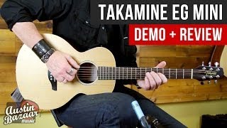 Takamine EG Mini AcousticElectric Travel Guitar Demo [upl. by Kaufman]