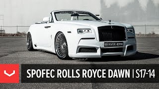 RollsRoyce Dawn  Novitec SPOFEC Widebody  Vossen Forged S1714 3Piece Wheels [upl. by Ahsikin]