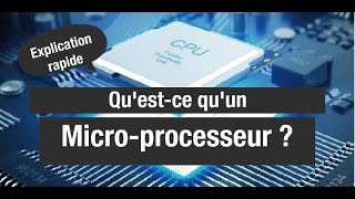 QUESTCE QUUN MICROPROCESSEUR  Mon Prof dInfo [upl. by Yznel804]