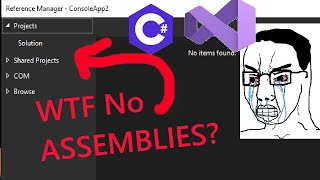 Assembly tab missing in visual studio Quick Solution [upl. by Pelaga]