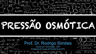 PRESSÃO OSMÓTICA [upl. by Piscatelli]