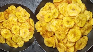 HOW TO MAKE GOLDEN PLANTAIN CHIPS FOR COMMERCIAL USE PLANTAIN CHIPS RECIPE chips plantainchips [upl. by Polish]