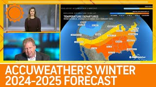 NEW AccuWeathers 20242025 US Winter Forecast [upl. by Ahsym787]