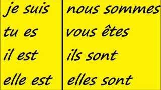 ♫ Être Conjugation Song ♫ French Conjugation ♫ Learn French ♫ [upl. by Lole84]