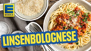 Leckere Linsenbolognese  Einfaches Rezept zum Nachkochen [upl. by Jaclin553]