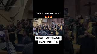 UJ singing Ndisondela Kuwe🔥 [upl. by Jadd]