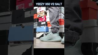 Yeezy 350 V2 Salt On Feet [upl. by Winny]