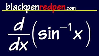 Calculus derivative of inverse sine [upl. by Cook297]