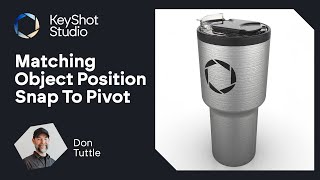 KeyShot Quick Tip  Matching Object Positions With Snap To Pivot [upl. by Starling]
