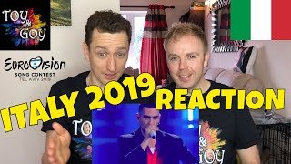 Mahmood  Soldi  Reaction  Eurovision 2019 [upl. by Kirtley]