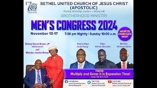 BUC Stony Hill  Mens Congress 2024 Night 1 Nov 13 2024 [upl. by Ellerret]