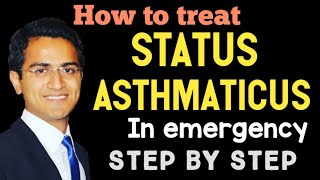 STATUS ASTHAMATICUS ACUTE SEVERE ASTHMA EMERGENCY MANAGEMENTTREATMENT EMERGENCY MEDICINE LECTURE [upl. by Saidnac]