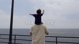 USA vlog pt1 Target Santa Monica Beach Trader Joes haul [upl. by Scoter]