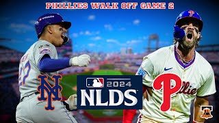 PHILLIES WALK OFF THE METS TO TIE THE SERIES BRYCE HARPER amp NICK CASTELLANOS STEP UP BIG TIME [upl. by Annid]