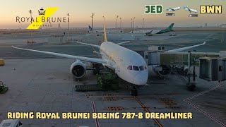 TRIP REPORT  Royal Brunei Airlines Jeddah to Brunei Intl Airport  2722024 [upl. by Nima]