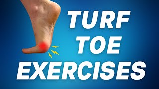 Turf Toe Exercises  Big Toe Sprain Exercises  StepbyStep Rehabilitation [upl. by Edda561]