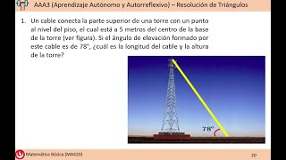 AAA3 Aprendizaje Autónomo y Autorreflexivo  Resolución de Triángulos  UPC  Parte 1 [upl. by Phonsa677]