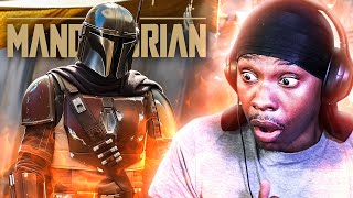 MY FIRST TIME WATCHING THE MANDALORIAN  The Mandalorian Episode 1 REACTION [upl. by Ensoll]