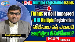 H1B Multiple registrations consequences  Multiple applications of H1B through different Employers [upl. by Lednek]