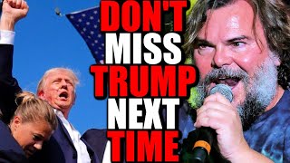 Jack Black Goes FULL INSANE With Trump Reaction  Hollywood is Truly SICK [upl. by Aiuqcaj]