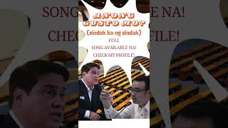 Cayetano Vs Zubiri Anong Gusto mo Song  senateofthephilippines [upl. by Kcaj]