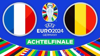 EURO 2024 Achtelfinale · Frankreich – Belgien  Fussball EM Highlights EA FC  PS5  4K  UHD 41 [upl. by Saire743]