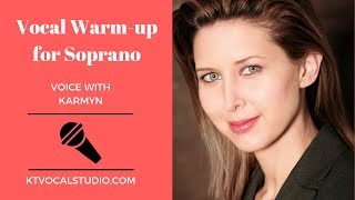 Vocal Warmup for Soprano Voice [upl. by Nahttam]