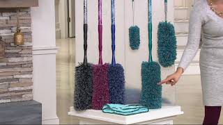 6Piece EasyReach Microfiber Duster Set by Campanelli on QVC [upl. by Nahsor]