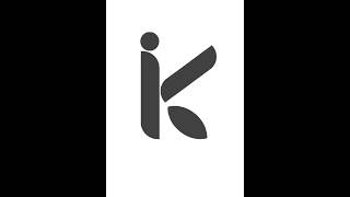 Letter  K Luxury Logo Design In Illustrator viral trending ytstudio art [upl. by Krasner]