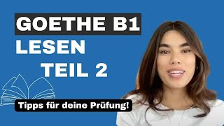 Goethe Zertifikat B1 Lesen Teil 2 [upl. by Ellinej476]